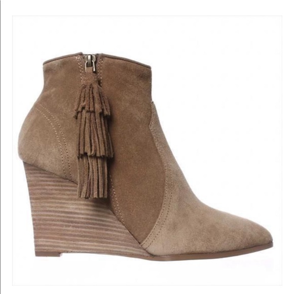western wedge booties